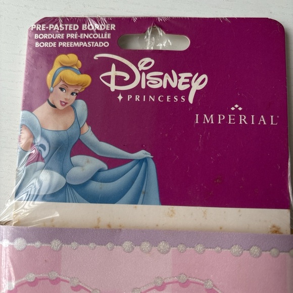 Cinderella Snow White Disney Princess Wall Paper Border Preplasted 5yds - Picture 3 of 5